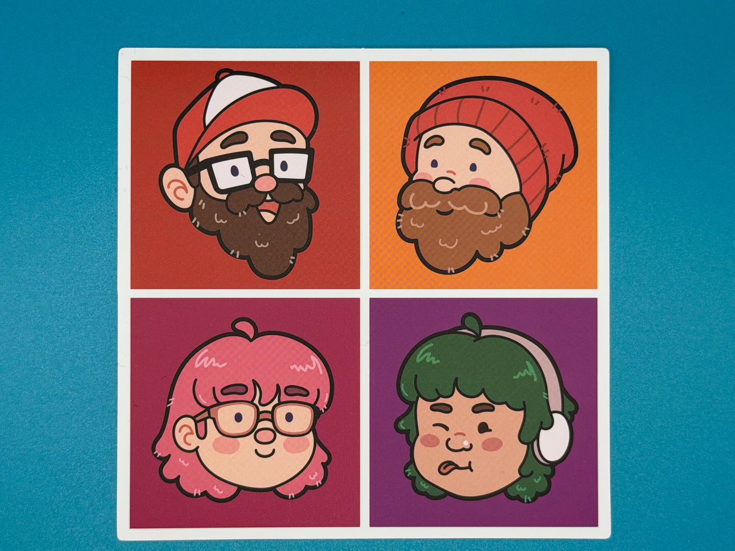 BHN Four Hosts Sticker